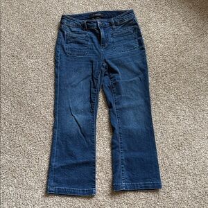Liverpool Jeans Hannah Crop Dark Wash Size 4/27